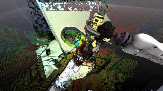 MIT Atlas robot -  first person view sensor visualization