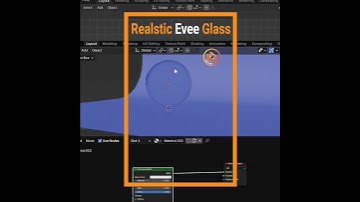 How to Create Realistic Glass in Blender Eevee #shorts #youtubeshorts #blender #glass