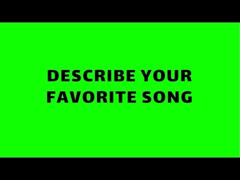 IELTS Speaking _ Describe your favorite song