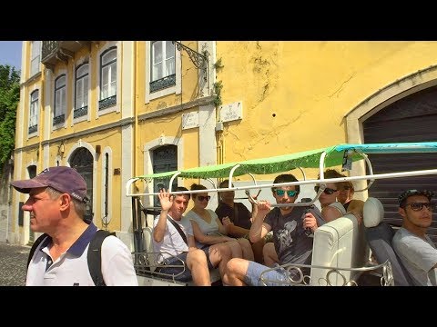 CLIMBING LISBON STEPS