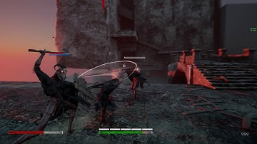 Project Exyl - Spear combat test (UE 4.25)