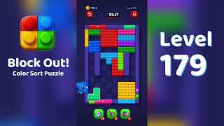 Block Out Level 179 Walkthrough 🧩 | All Levels Solution | Mini Boss screenshot 3