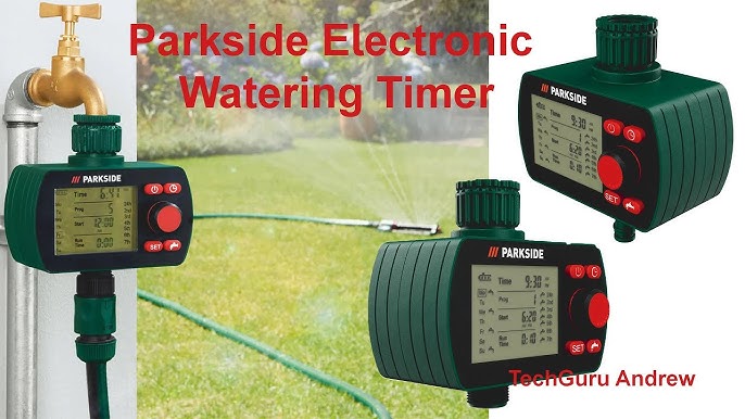 Parkside Programmable Watering Timer Unboxing Testing - YouTube