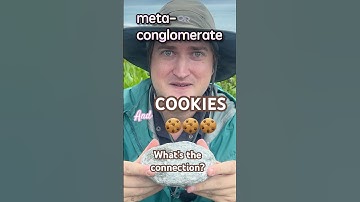 What’s the connection with meta conglomerate and cookies? #geology #rocks #cookies #taiwanrockguy