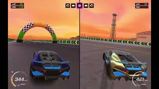I played Night City Racing in crazy games with my friend. screenshot 3