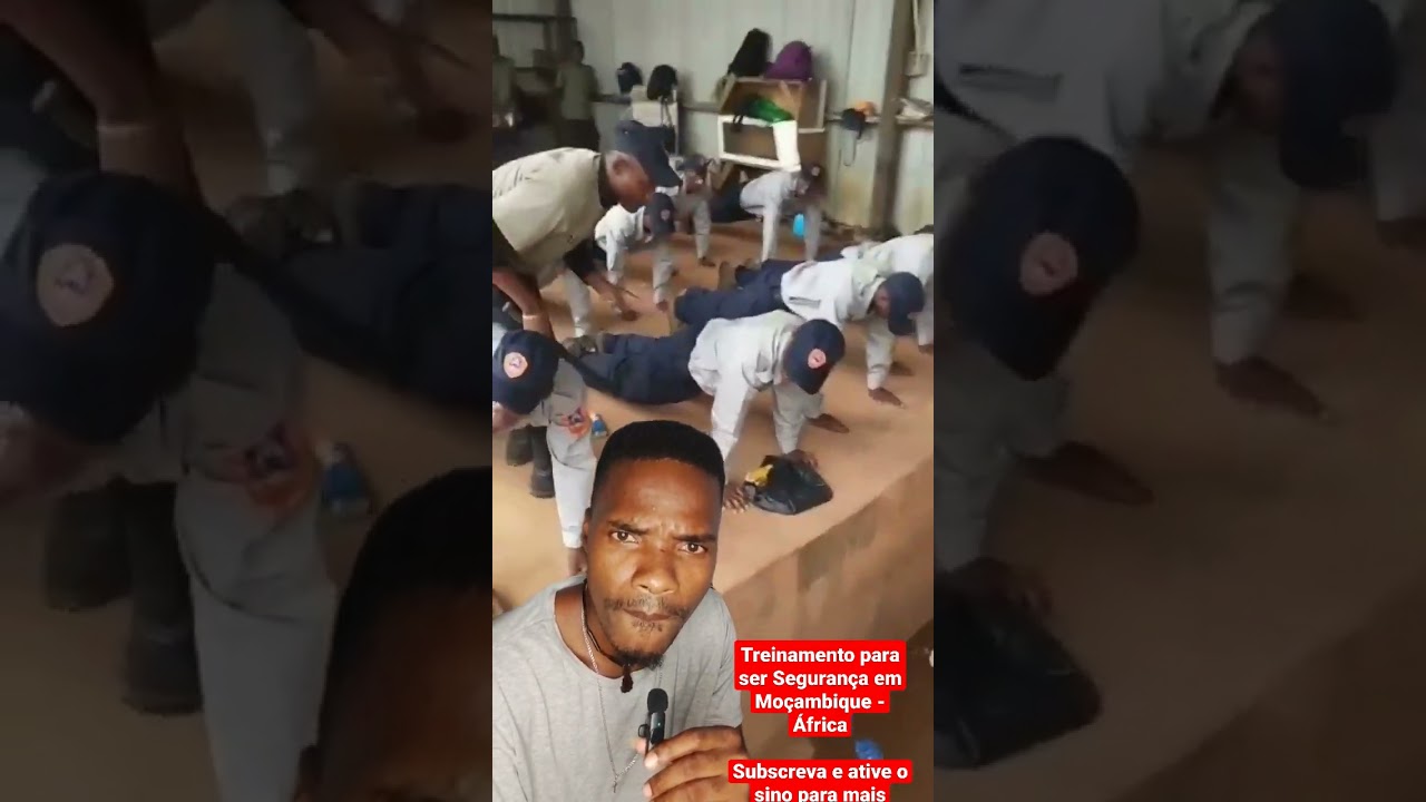 treinamento para Seguranças em Moçambique - África