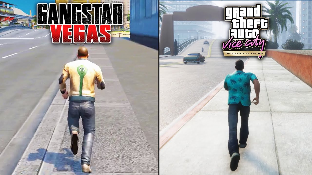 Gangstar Vegas VS GTA Vice City Definitive Edition | GTA VC & Gangstar Vegas Comparison | DV Gaming