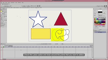 Anime Studio Debut 11 - Select Points - Tutorial