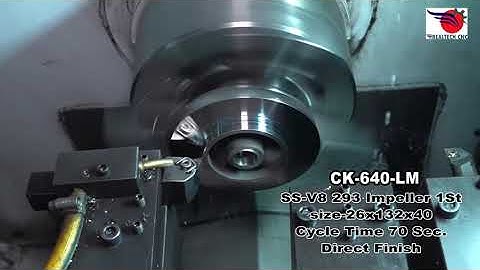 SS V8 293 Impeller 1st. RealTech CNC Machine VD-066