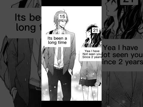 Older Girl Younger Guy Cute Anime Couple 6 Years Gap Anime Shorts Agedoesntmatter Manga Love 