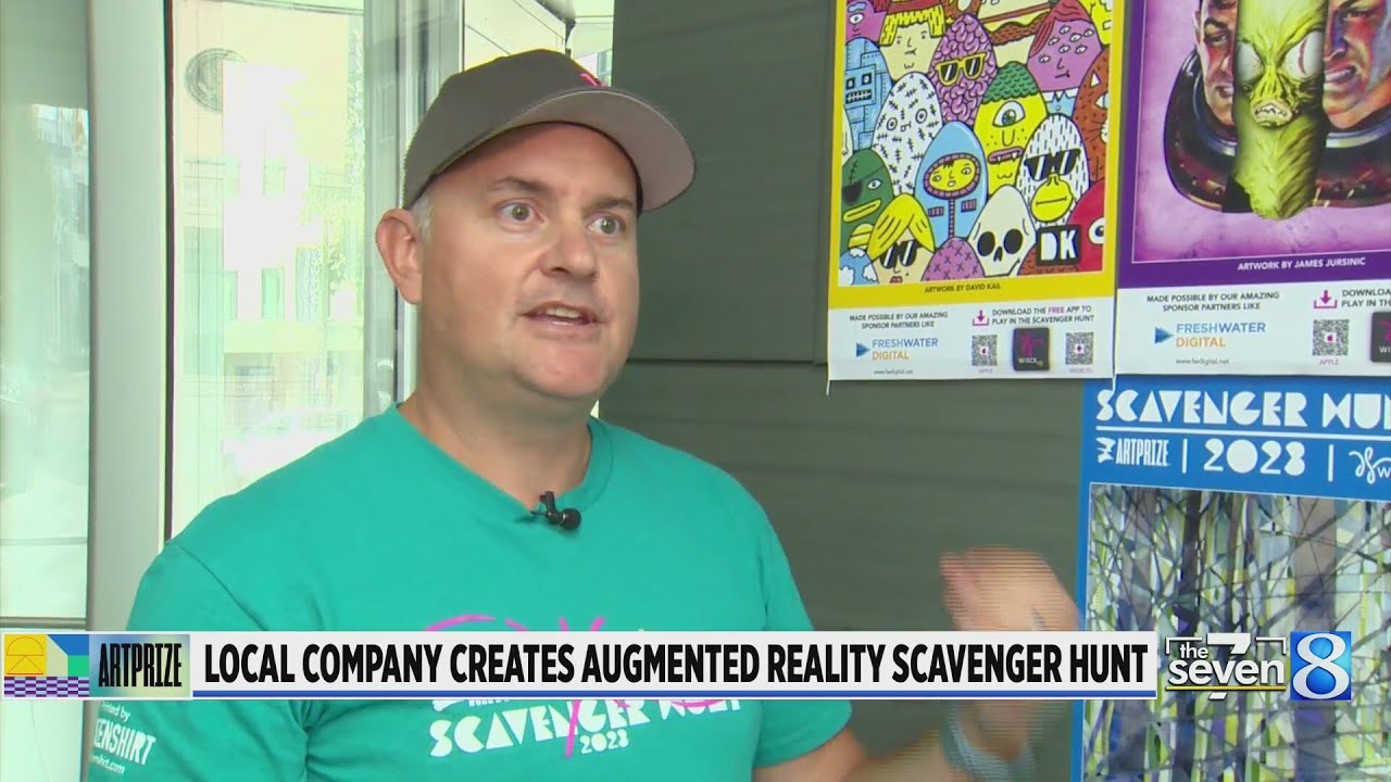 Augmented reality scavenger hunt guides visitors around ArtPrize
