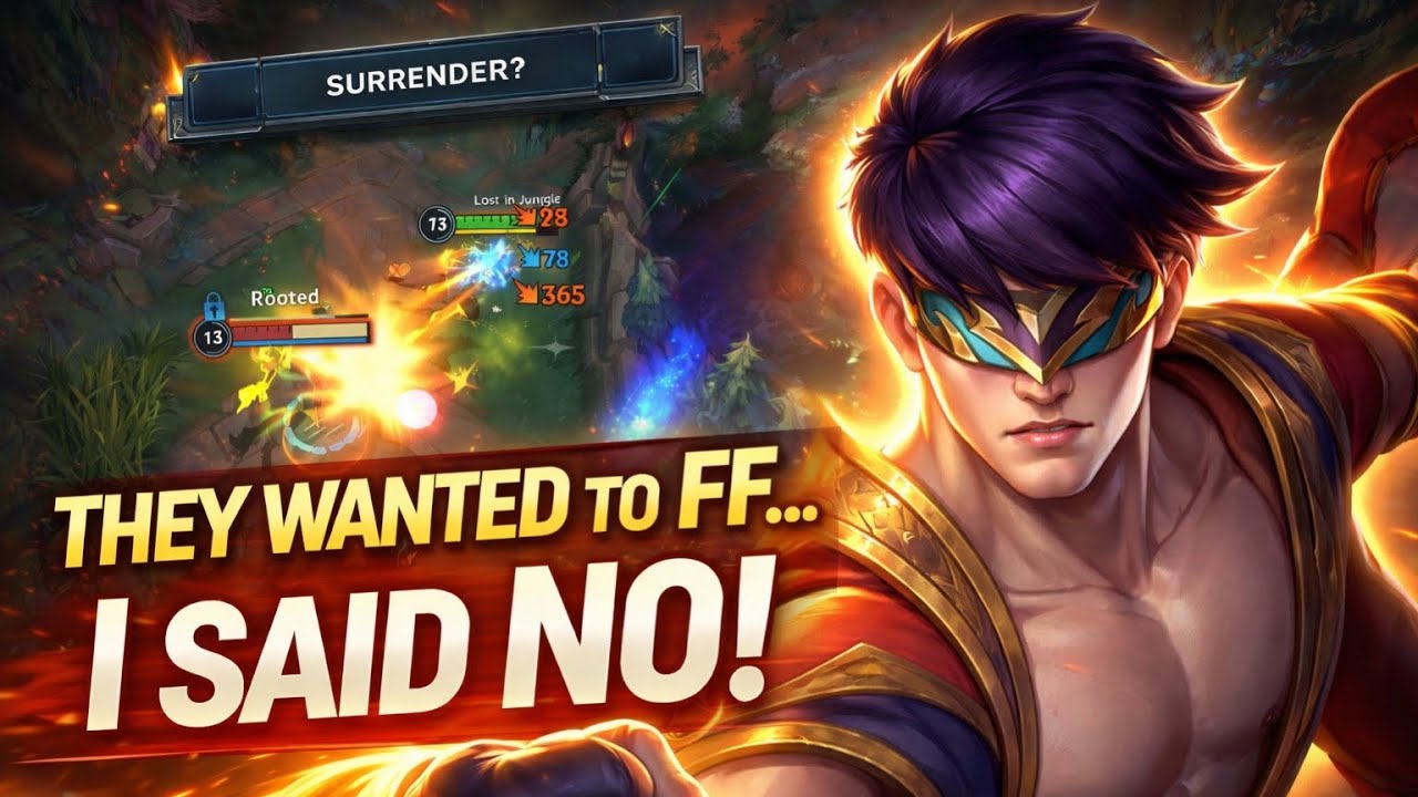 No Surrender. Just Carry. | Lee Sin Jungle Wild Rift