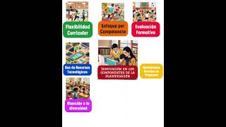 Infografía de La innovación en componentes de planificación adecuación curricular #edurepdom