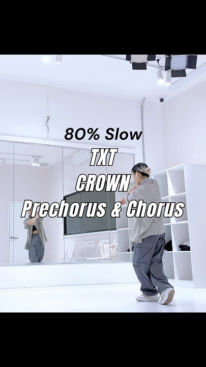 @TXT_bighit ‘CROWN’ Full Chorus Mirrored Slow Dance Tutorial #kpop #crown #txt #moa #dancecover