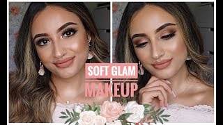 SOFT GLAM MAKEUP + WAVY HAIR TUTORIAL screenshot 5