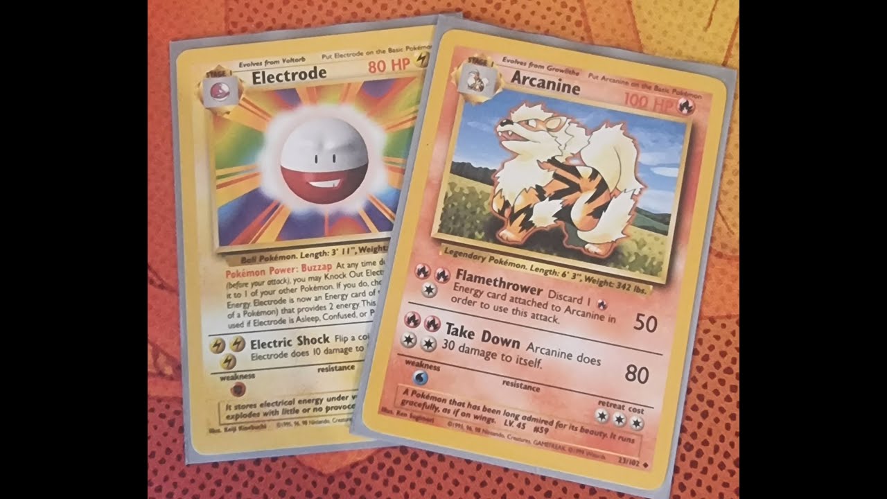 BaseFossil Arcanine/Electrode Deck Profile YouTube