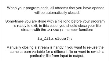 Text File Stream I/O in C++ - Horstmann Chapter 8, part 1