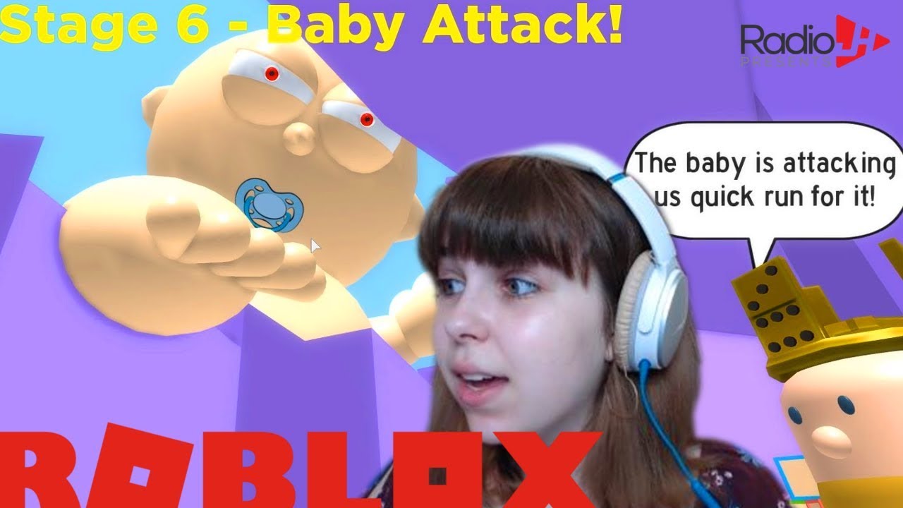 Baby Attack Escape Daycare Obby Roblox Radiojh Games Youtube - radiojh games youtube channel art in 2019 roblox