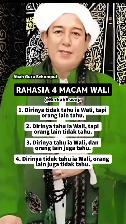 4 Rahasia Waliyullah ! #abahgurusekumpul #shorts