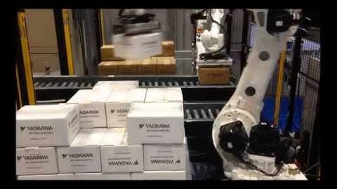 Neocortex with Two Case De-palletizing Motoman Robots