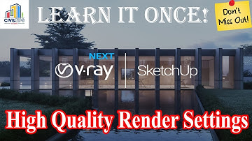 Tamil with English Subtitle/Vray Quality Render Settings/Detail Explained/Vray for Sketchup