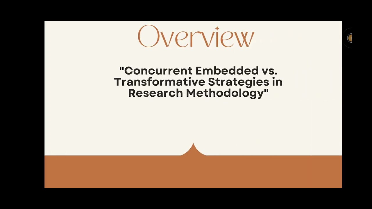 Concurrent embedded strategy vs Concurrent Transformative strategy ...