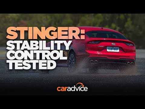 Will the Kia Stinger drift? Stability control tested!