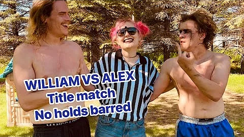 ALEX “THE GOAT” VS WILLIAM THE LOVER!!! NO HOLDS BARRED BACKYARD WRESTLING!!!