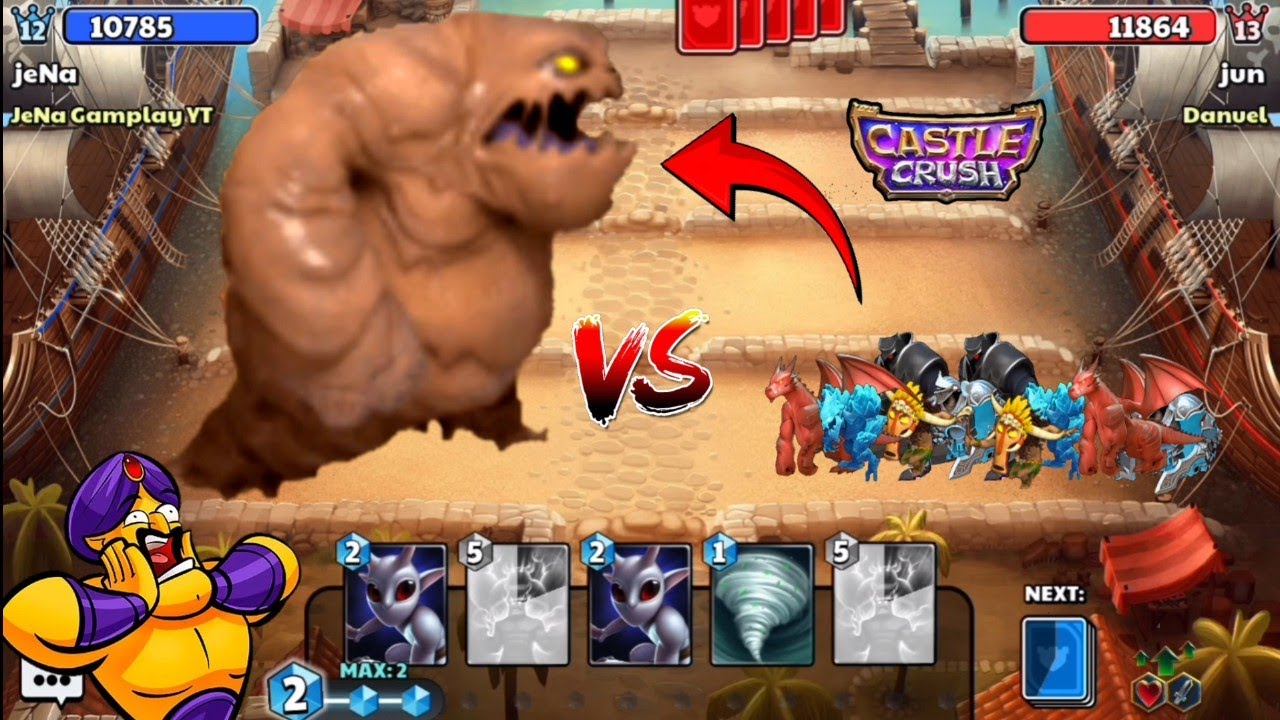 Monster Size Rare Mud Elemental Heavy Rush Fight! Castle Crush