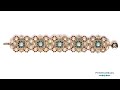 Hampton Court Framed Cabochon Bracelet Tutorial - DIY Jewelry Making Tutorial by PotomacBeads