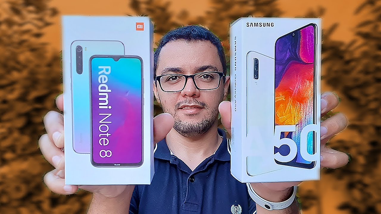 Samsung A50 Redmi Note 8