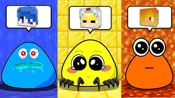 Tô Gà Thử Thách 24H Chơi Trốn Tìm Pou Revenge Trong Minecraft!