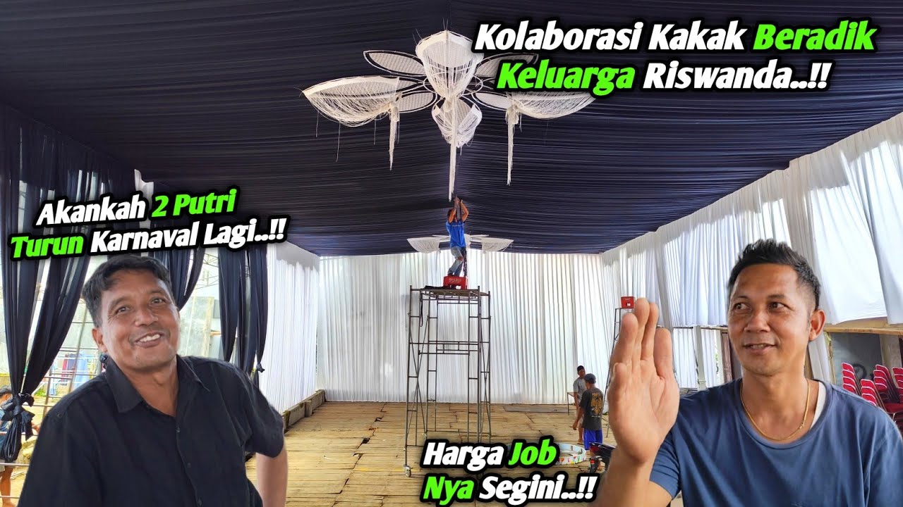 Kakak Beradik Riswanda & Dua Putri Kolaborasi Hajatan Super Mewah..!!