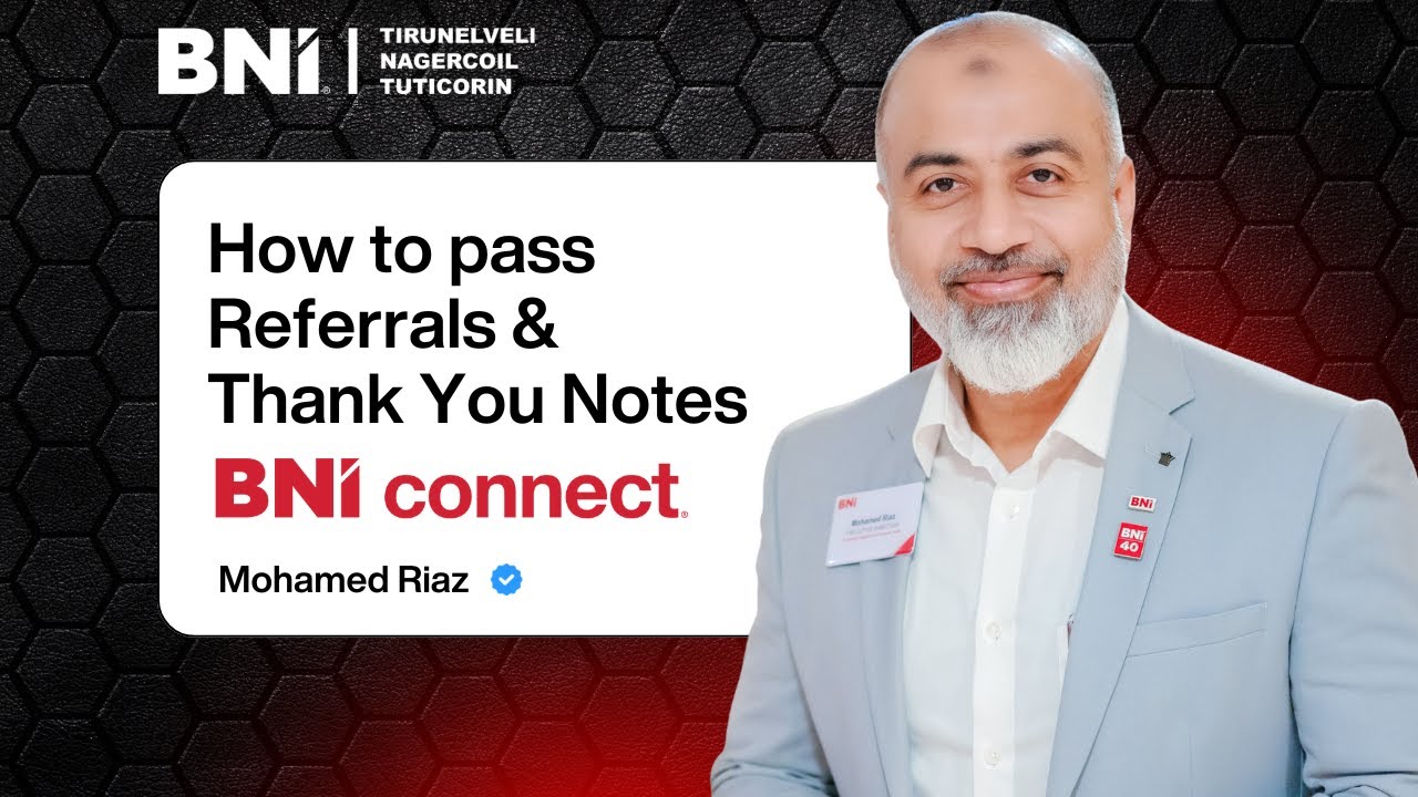 BNI Connect For New Members - Part 1