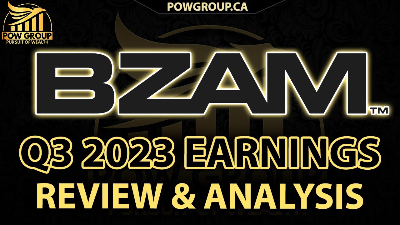 BZAM Q3 2023 Earnings Miss Estimates, BZAM Financials Review & Analysis
