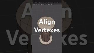 Details Level up your Blender skills! Discover the secret to effortless vertex alignment #blendertrick Guide