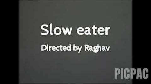 Slow eater - a stop motion animation by Raghav