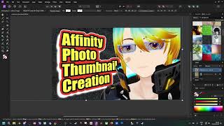 How to make Thumbnails in Affinity Photo in 5 Minutes