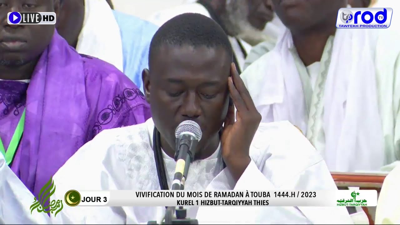 MOUKHADIMAT KUREL 1 THIES HIZBUT TARQIYYAH RAMADAN 2023 PRESTATION KHASSIDA