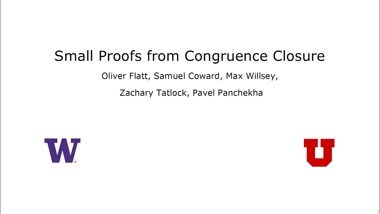 Small Proofs from Congruence Closure - FMCAD 2022
