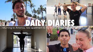 Daily Diaries | returning to America, new apartment, Cody's first days in Florida...