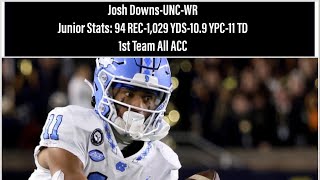 Josh Downs Junior Season Highlights-UNC WR-2022-2023 CFB Season
