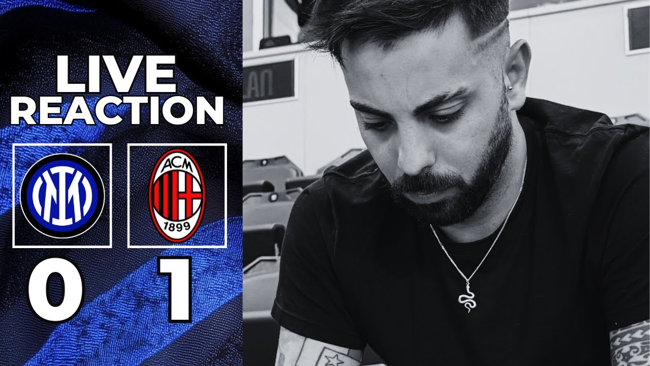 SONO SENZA PAROLE! | INTER 0-1 MILAN - LIVE REACTION dallo STADIO!