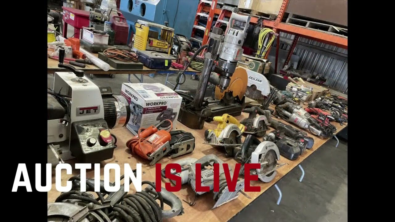 AUCTION IS LIVE 08/1208/23 Automotive, Construction Equipment