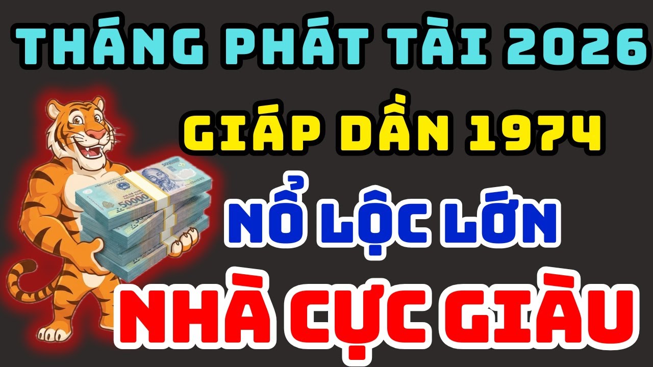 Tử Vi Tuổi Giáp Dần 1974 Trong Năm 2026, Gặp 3 Tháng Phát Tài Này, An Nhàn Đầy Phước Lộc, Giàu To