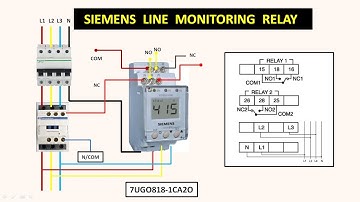 Siemens line monitoring relay. #SIEMENS