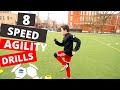 8 speed  agility drills for youth soccer players 