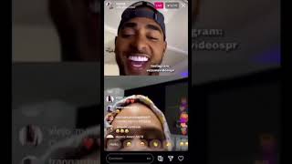 Throwbackthursday live de ozuna con Jhay cortes 24/03/20 en Instagram