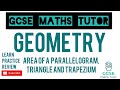 Area of a Triangle, Parallelogram and Trapezium | Grade 5 Crossover | GCSE Maths Tutor