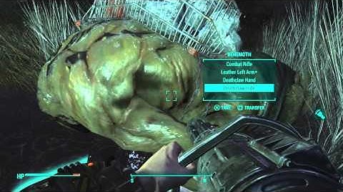 Fallout 4 behemoth vs. Mini gun